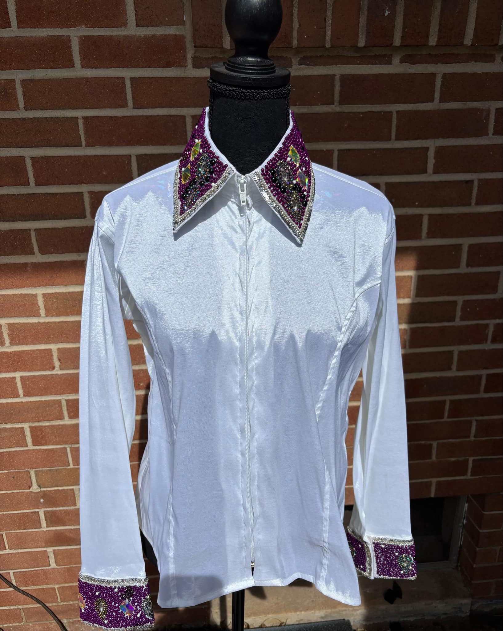 Taffeta Day Shirt White Colour Shade Colour