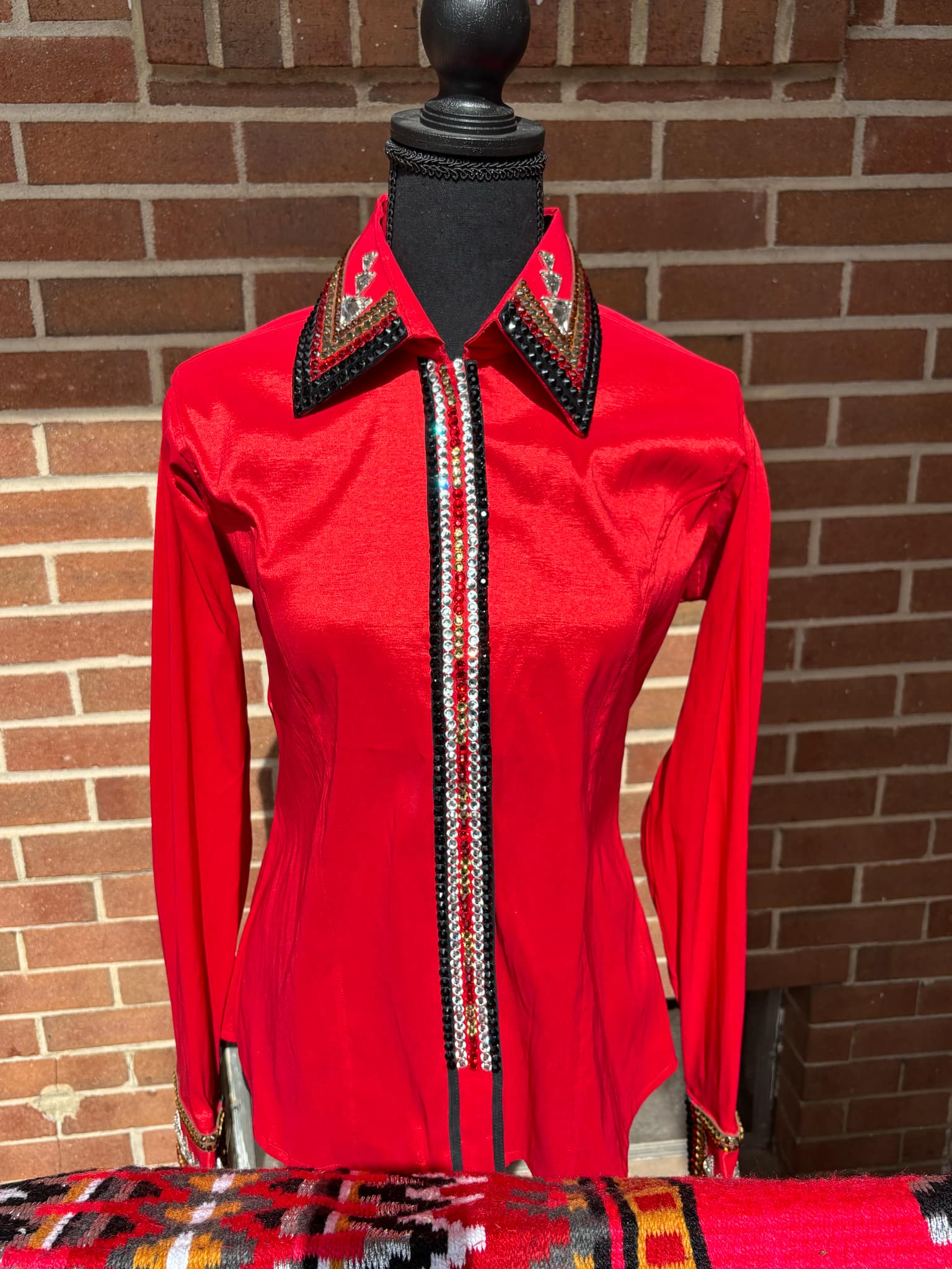 Taffeta Day Shirt Red